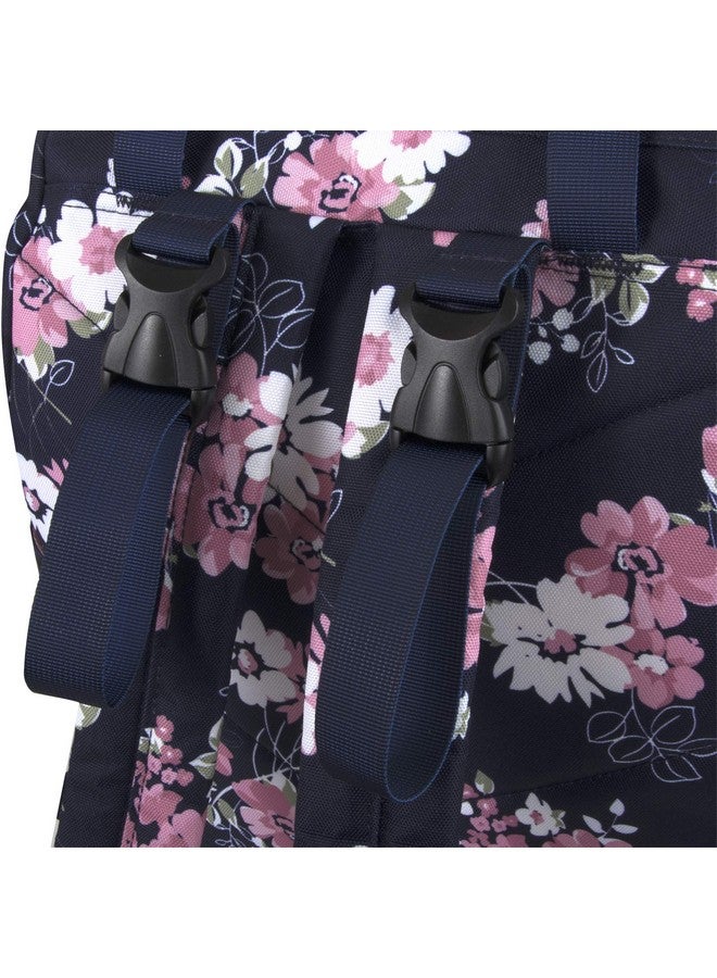 Baby Essentials Wide Open Frame Diaper Bag Backpack and Nappy Travel Bag Tote with Changing Pad, Stroller Straps (Boldly Blue)  - Image 4