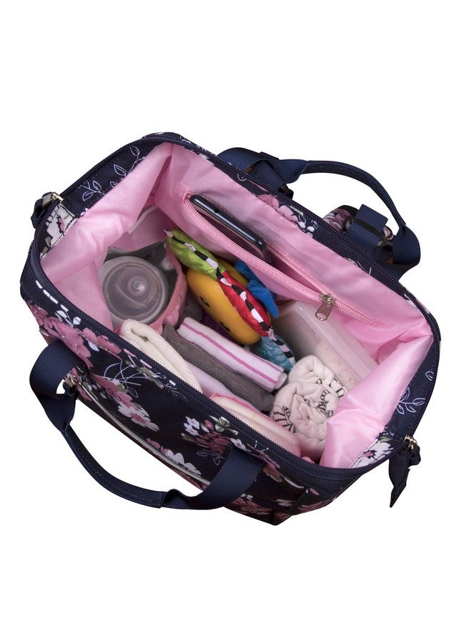 Baby Essentials Wide Open Frame Diaper Bag Backpack and Nappy Travel Bag Tote with Changing Pad, Stroller Straps (Boldly Blue)  - Image 2