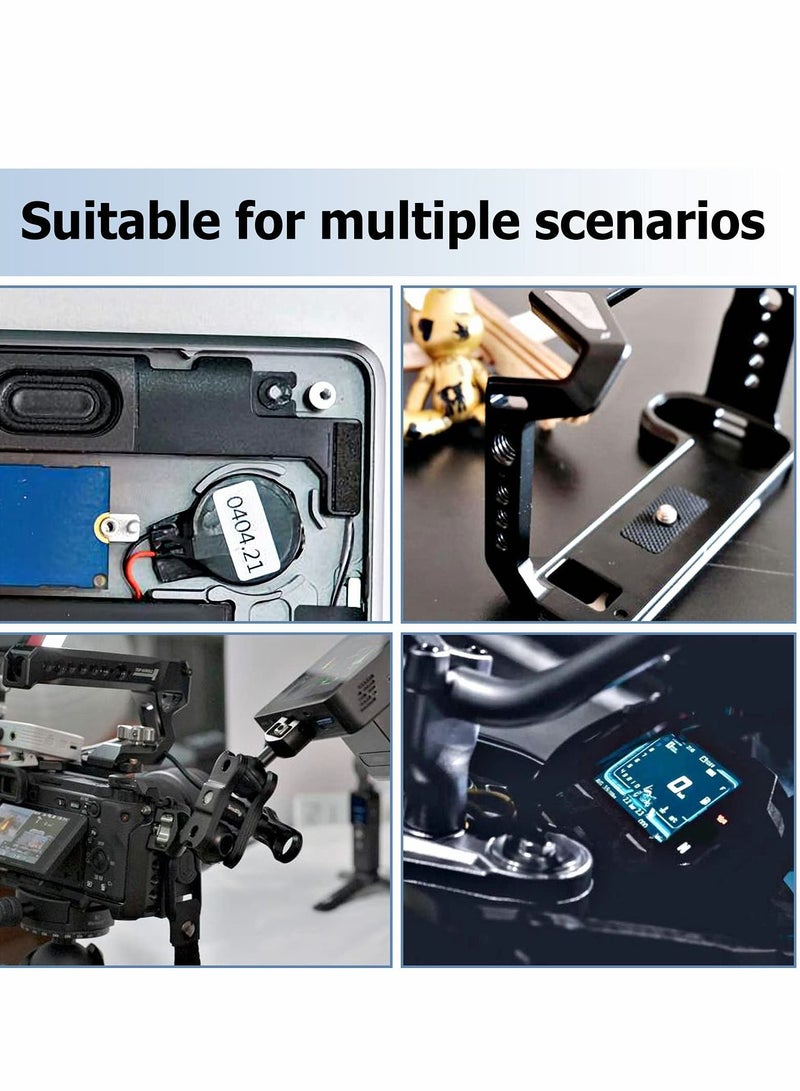 Stainless Steel Grub Cone Point Hex Socket Screws Set, 200 Pcs Metric Thread Allen Key Cup Screw Set with M3 M4 M5 M6 M8 - Image 5