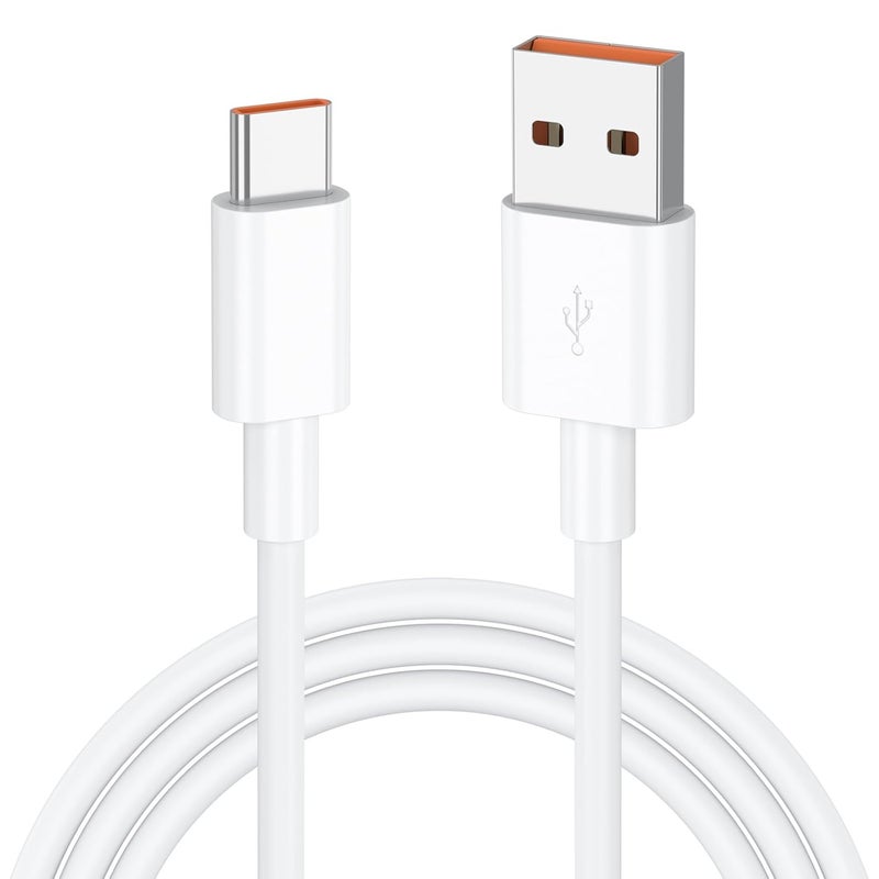 Demark USB A to USB C Cable (3.3 ft),Premium PVC USB A to Type C Charger Cable Fast Charging for iPhone16/15 Series, Pixel，Samsung,Huawei, Xiaomi,Vivo，ect.(USB 2.0) (White) - Image 1