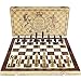 AMEROUS Chess Set 15x15 Folding Magnetic Wooden Standard Chess Game Board Set with Wooden Crafted Pieces and Chessmen Storage Slots - Image 4