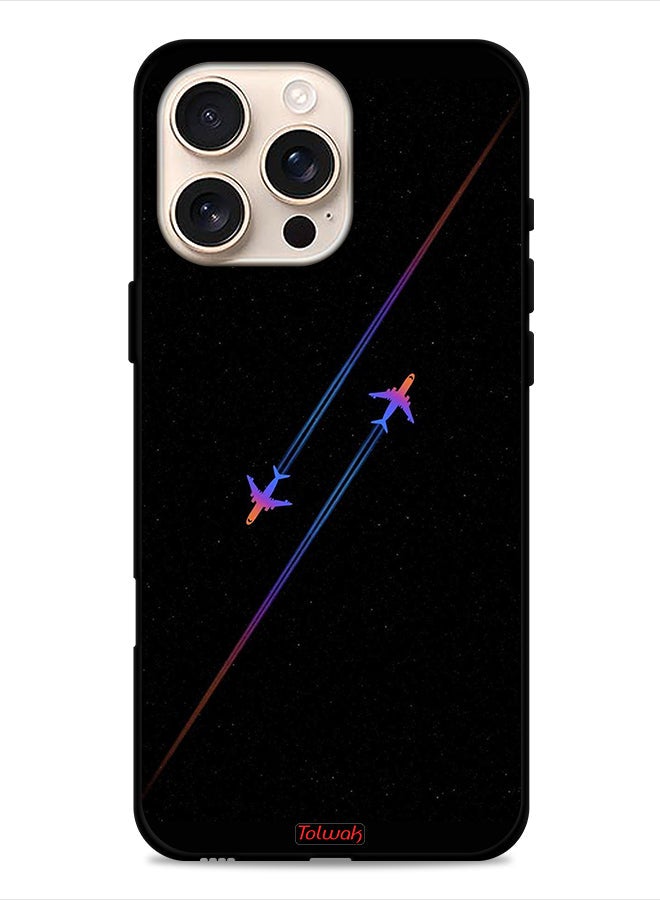 Tolwak Apple iPhone 16 Pro Protective Case Cover Airplanes Art - Image 1