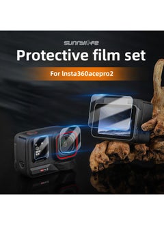 Generic Sunnylife Insta360 Ace Pro 2 Tempered Film Accessories Protective Film Lens Explosion-proof Film-Color:2+2+2 Set  - Image 2