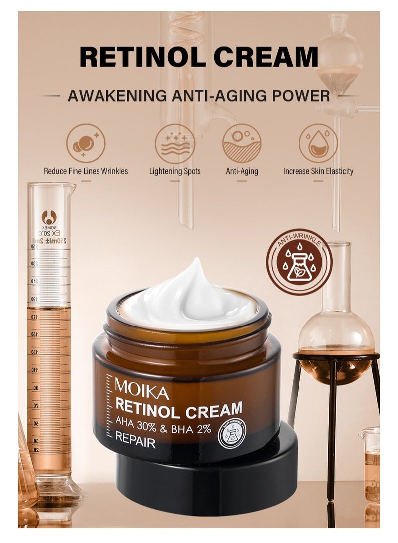 مويكا يقلل الخطوط الدقيقة، كريم إصلاح الريتينول المضاد للتجاعيد، 30 جم - Image 4