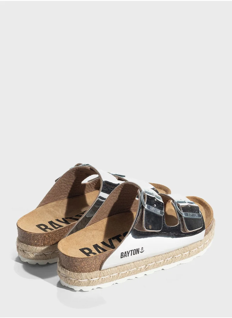 BAYTON Alcee Double Strap Platform Sandals