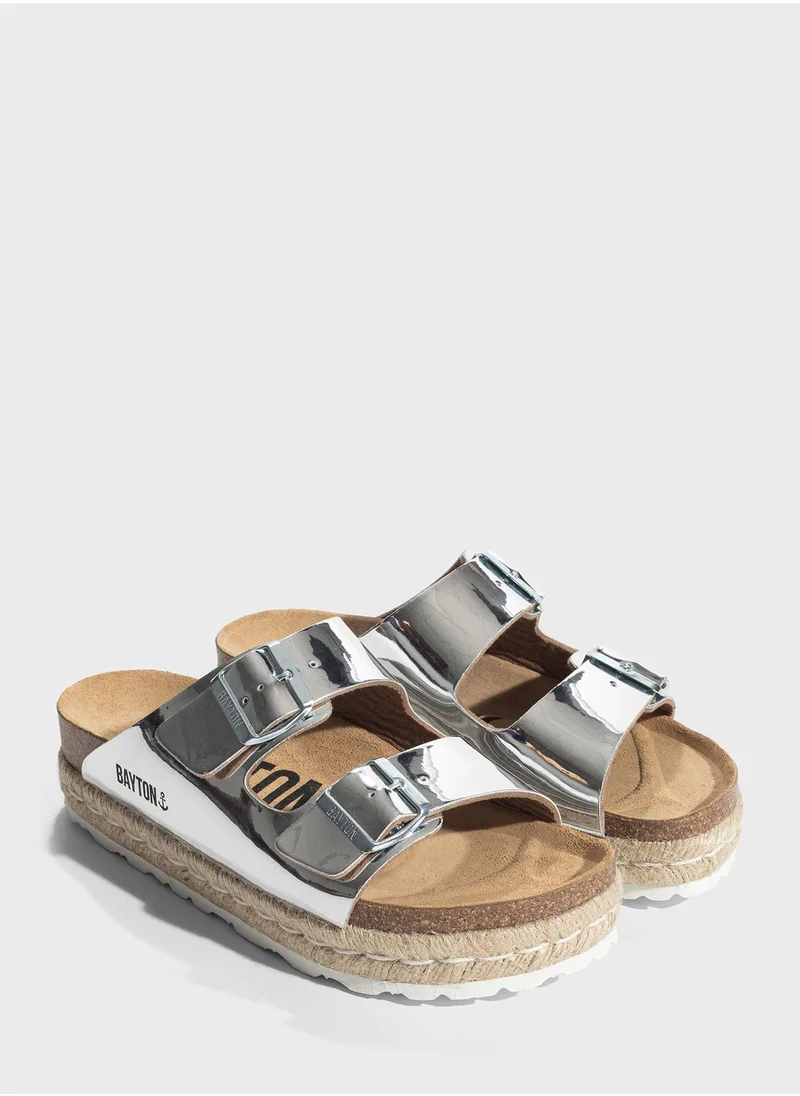 BAYTON Alcee Double Strap Platform Sandals