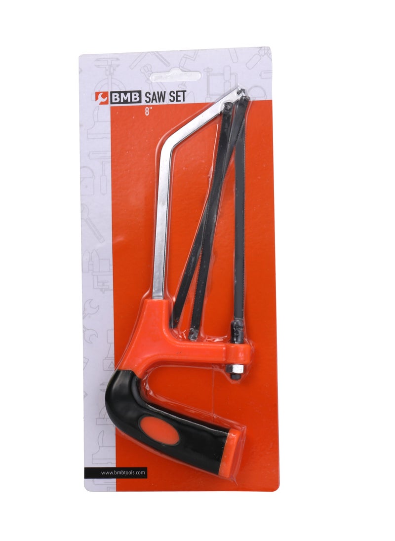 BMB tools Hand Metal Saw 8Inch | Adjustable Hacksaw Frame With Blade Cabin | Heavy Duty for Metal, Steel Pipe, PVC, Wood  - Image 3