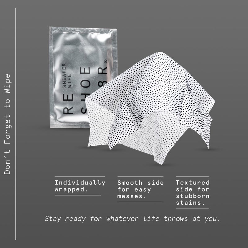 Reshoevn8r Shoe Cleaner Sneakers Kit, Original Kit - Sneaker Cleaner for Canvas, Mesh, Knit, Leather, Nubuck, Plastic, & Rubber Shoes - 4oz Cleaning Solution, 1 Medium Bristle Brush, & 6 Sneaker Wipes - Image 4