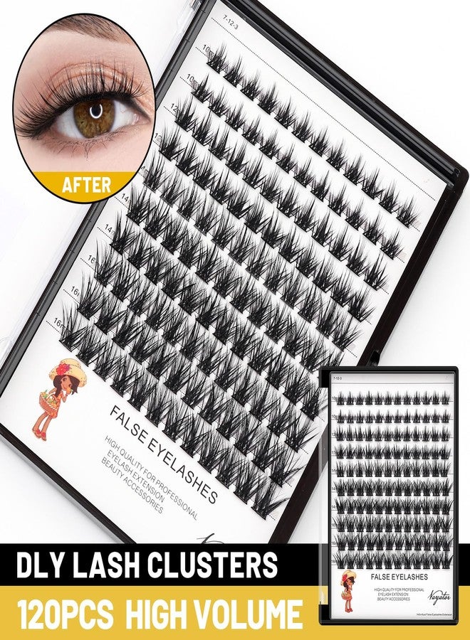 Vayator Lashes Mixed Kit/False Lashes Lash Bond & Seal Kit Multiple styles To Choose 8-20mm Mix D Curl/DD Curl Makeup Cluster Grafting Eyelashes Individual Extension (LC07#10-12-14-16mm Mixed) - Image 5