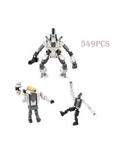 General Skibidi Toilet Man Toy Building Blocks Set 549Pcs Pencil Man Set Toy Ideas Toys Battle Horror Game Model Ideas Toys Gifts for Adult & Kids  - Image 1