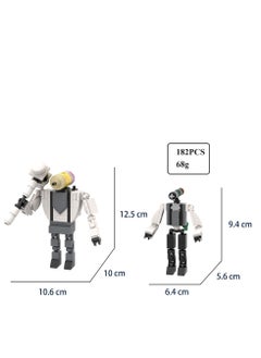 General Skibidi Toilet Man Toy Building Blocks Set 549Pcs Pencil Man Set Toy Ideas Toys Battle Horror Game Model Ideas Toys Gifts for Adult & Kids  - Image 2