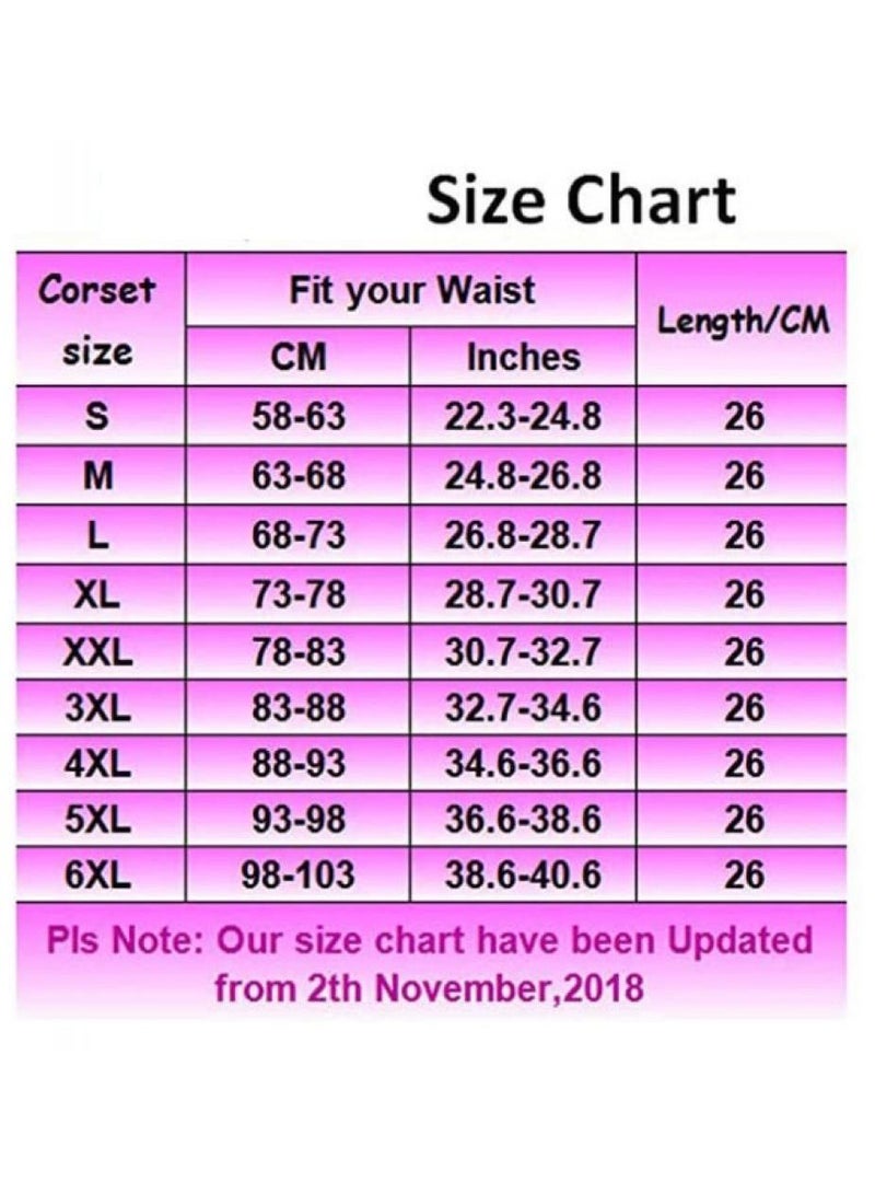 Alissa Women's Double Control Waist Trainer Corset Body Shaper Tummy Control Vest Line Training Belt Slimming Shirt Training Vest Yoga Belt (XXL)  - Image 4