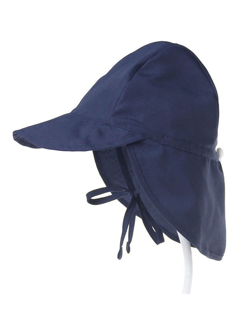 Generic Kids UV Protection Sun Hat Toddler Summer Beach Wide Brim Hat, Dark Blue, S 