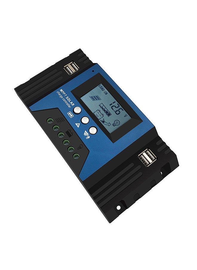 Generic - 30A MPPT Solar Charge Controller 12/24V Auto Focus Solar Panel Controller Battery Intelligent Regulator - Image 1