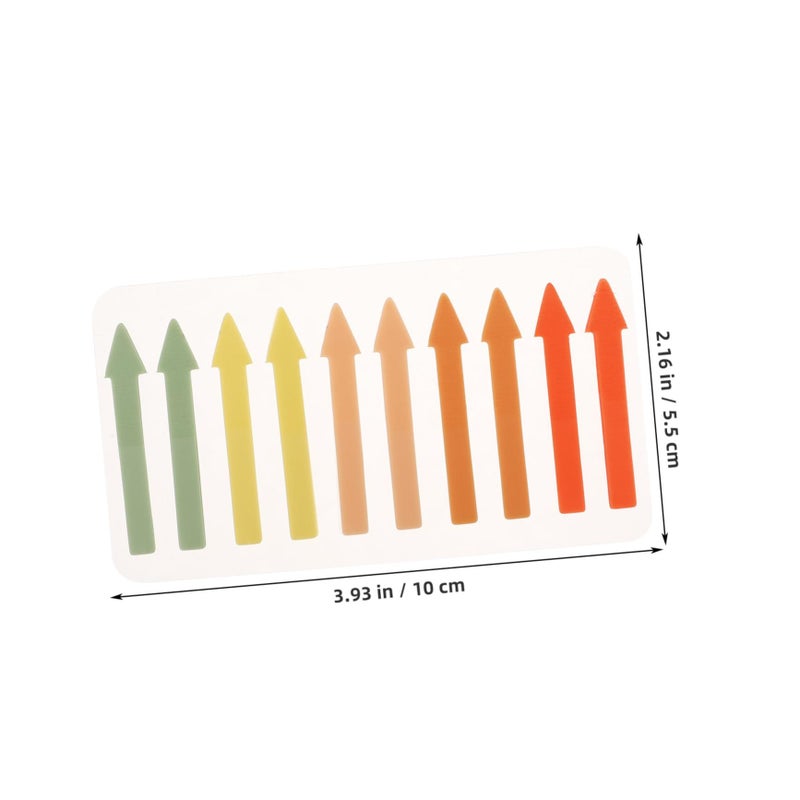 Colorful Arrow Sticky Index Tabs 4PCS Adhesive Page Markers for Reading Note Taking Bookmarks - Image 5