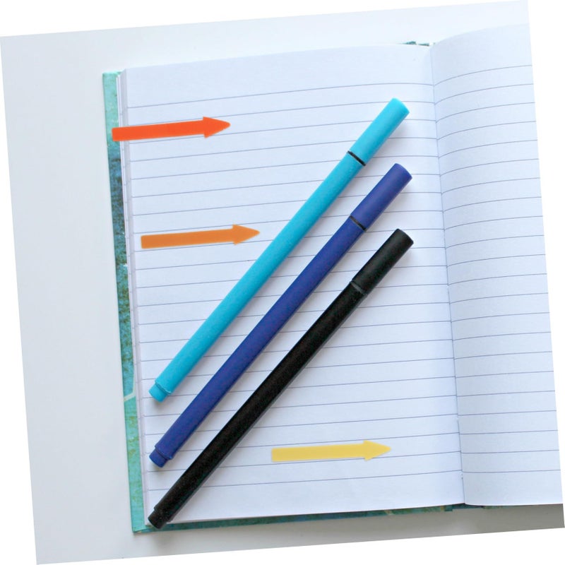 Colorful Arrow Sticky Index Tabs 4PCS Adhesive Page Markers for Reading Note Taking Bookmarks - Image 3
