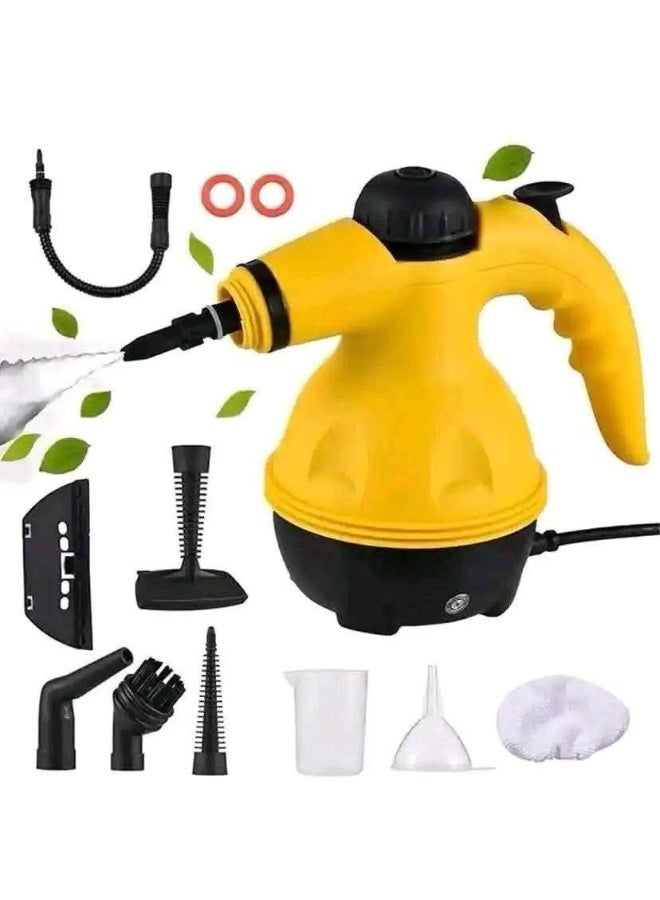 1000W Steam Cleaner and Sterilizer. Water tank capacity: 350ml. Cord length: 3 meters. Operating time: 8 to 15 minutes continuously before needing to be refilled.