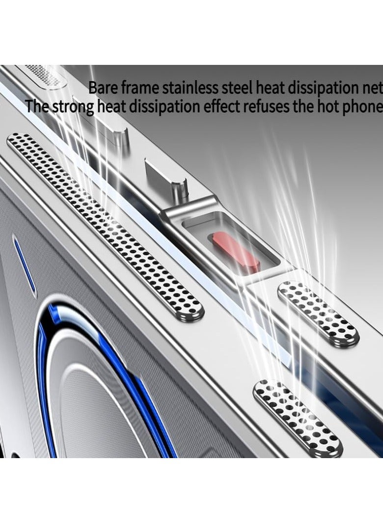 عام **غطاء معدني من سبائك الألمنيوم لـ ZTE نوبيا ريد ماجيك 11 برو/11 برو+ - تصميم مشبك رفيع مضاد للسقوط والصدمات مع تهوية فعالة** - Image 2