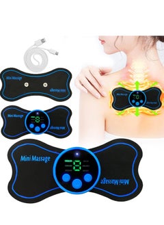 GUDOO Portable Electric Massager Mini Neck Massager Whole Body Massager Cervical Massage Pads Relieve Pressure of The Whole Body  - Image 1