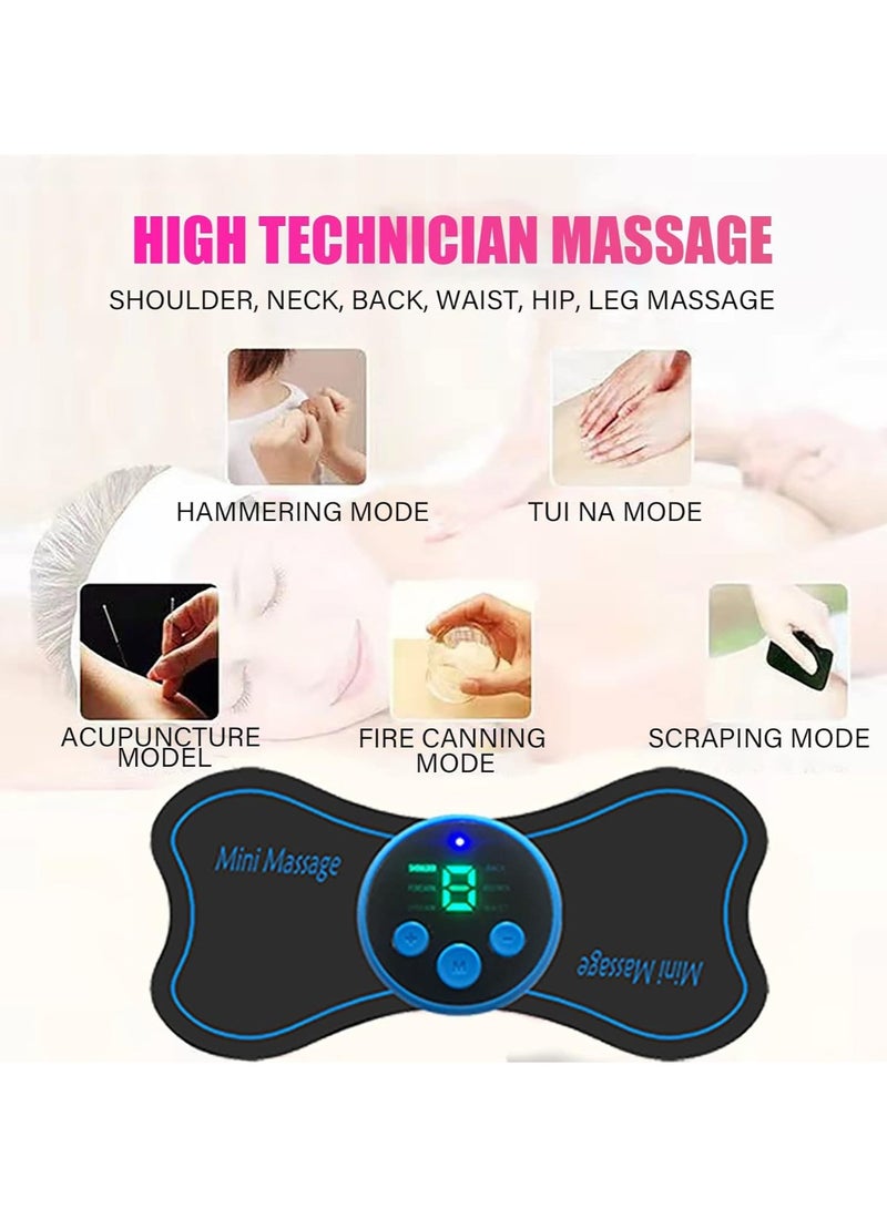 GUDOO Portable Electric Massager Mini Neck Massager Whole Body Massager Cervical Massage Pads Relieve Pressure of The Whole Body  - Image 3
