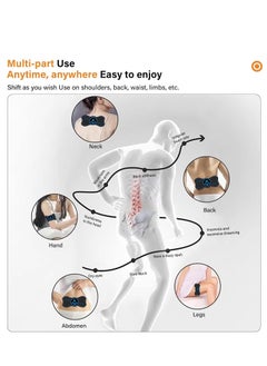 GUDOO Portable Electric Massager Mini Neck Massager Whole Body Massager Cervical Massage Pads Relieve Pressure of The Whole Body  - Image 5