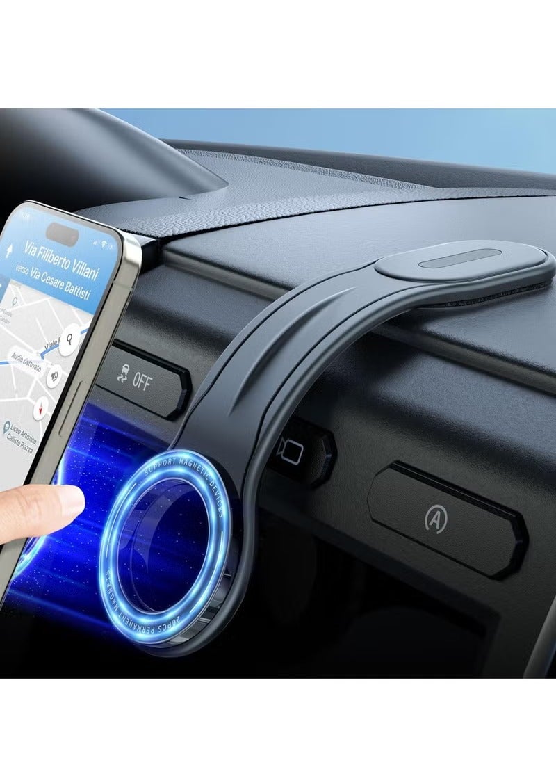MIGOFAST Detachable Phone Car Mount for Magsafe and Strong Magnets Hands Free iPhone Car Holder Mount Automobile Dashboard Car Phone Holder for iPhone 15 14 13 12 Pro Plus Max - Image 1