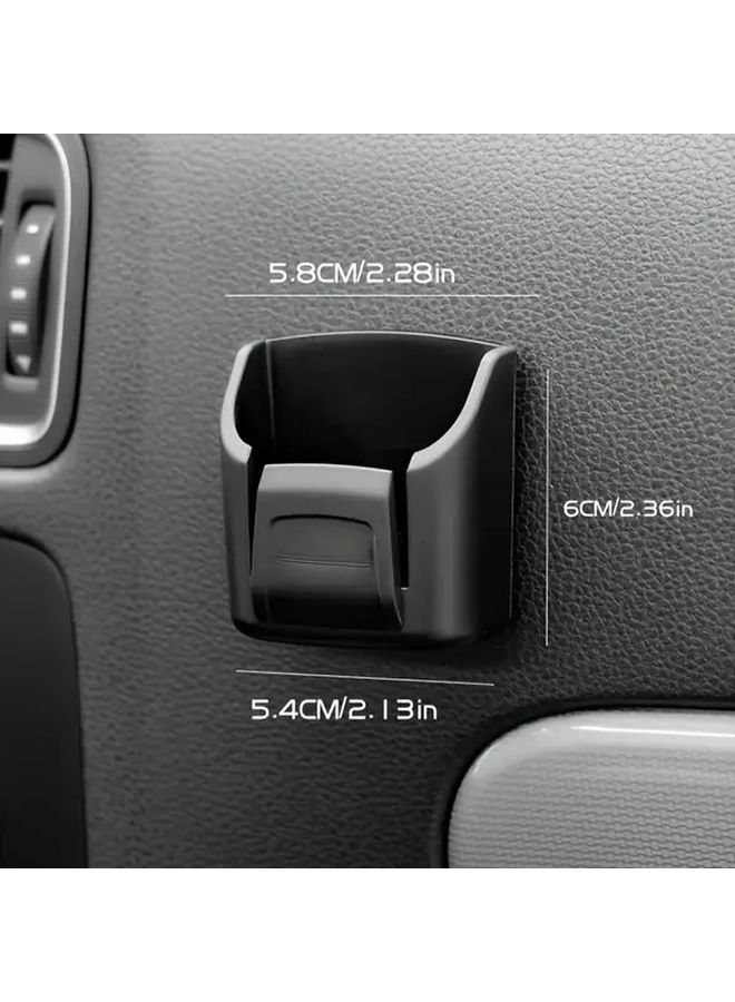 Black Car Key Holder Storage Box With Remote Control Holder Dashboard Organizer - Image 2