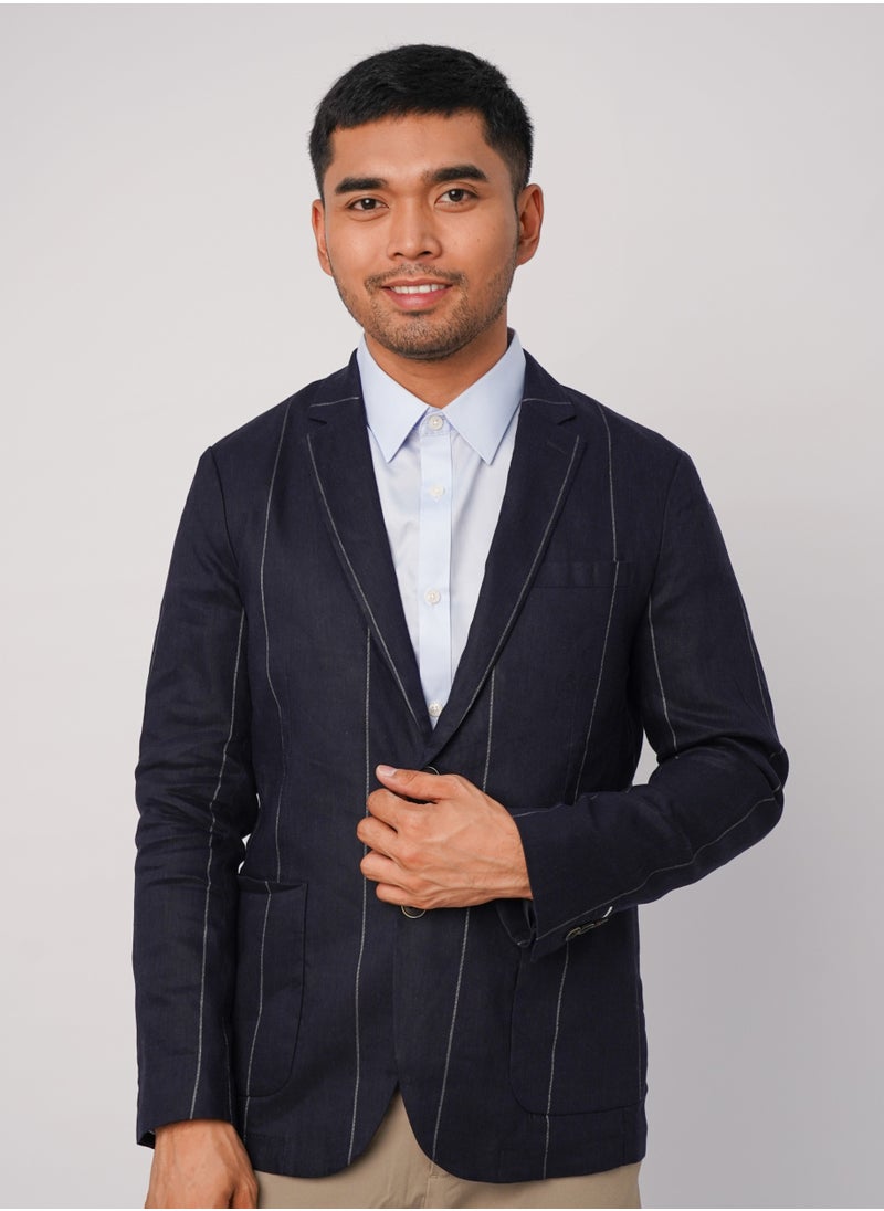 SELECTED - SELECTED Men's Autumn Suit Blazer - Electric blue - Image 1