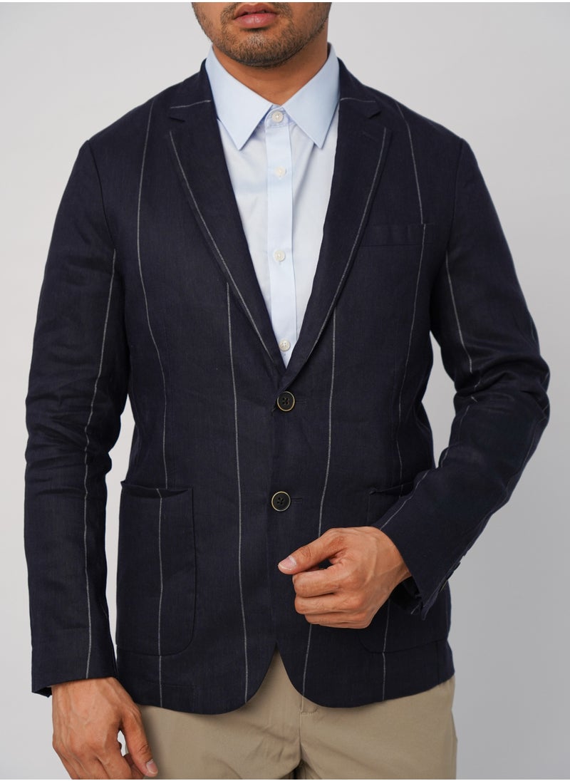 SELECTED - SELECTED Men's Autumn Suit Blazer - Electric blue - Image 1