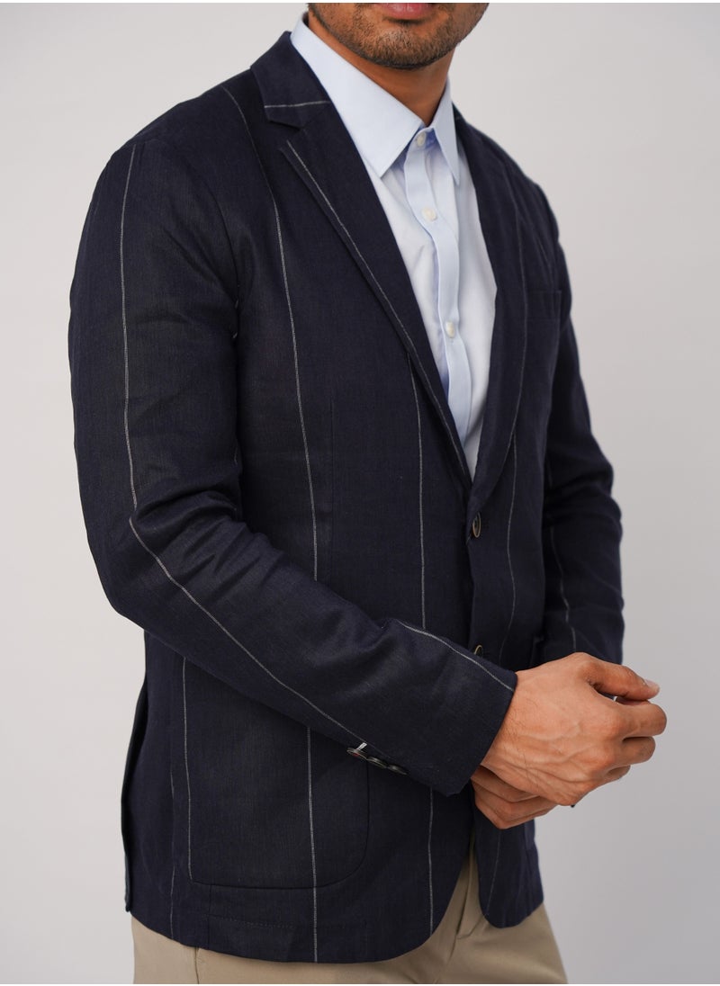 SELECTED - SELECTED Men's Autumn Suit Blazer - Electric blue - Image 1