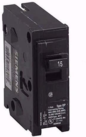 SIEMENS SIEMENS 6Pack 6 Pack Q115 Breaker 15A 1P 120 VAC Plugin Black 