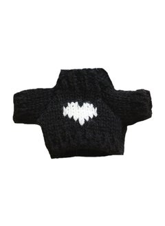 Generic 5cm Mini Doll Knit Sweater Dress Accessories 4#black love 