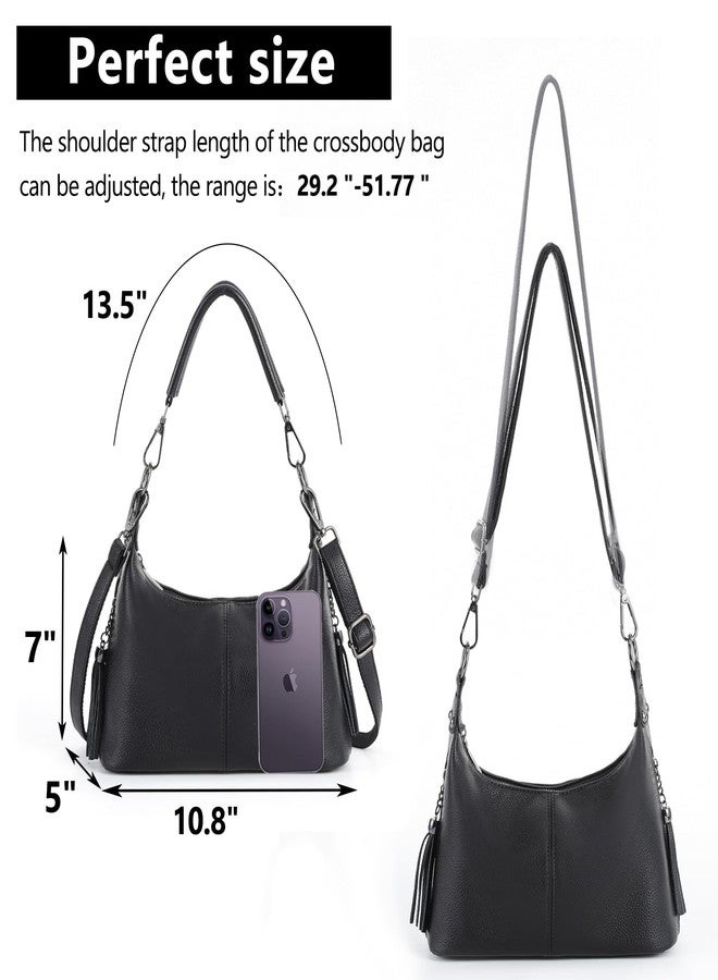 VODIU Hobo Purse for Women Crossbody Bags Top Handle Shoulder Bag Trendy Crossbody Purses and Handbags - Image 5
