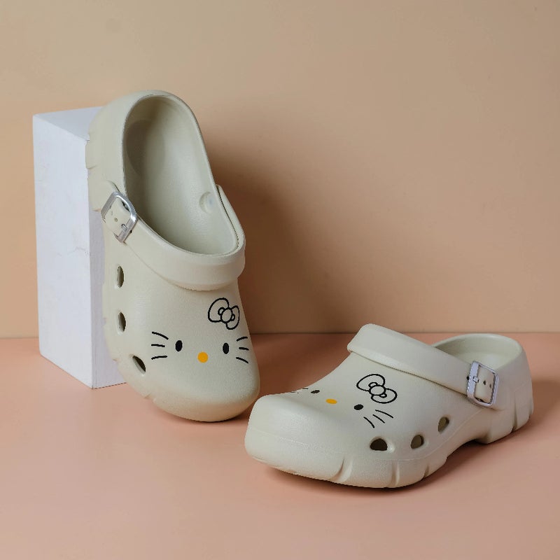 Women's EVA Slides Cat Pattern - Image 2