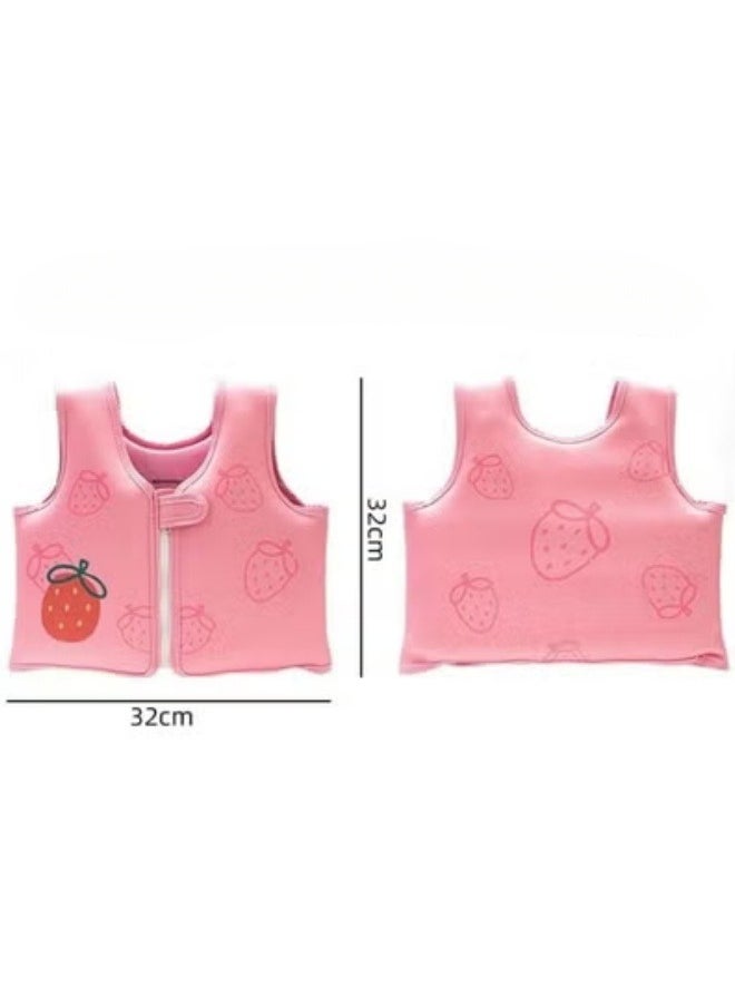 GGEROU Puddle Jumper Kids Swim Vest with Adjustable Strap for 20-55lbs Toddler Floaties with Shoulder Harness Arm Wings for 2-7 Years Old Life Jacket for Sea Beach Pool, Pink  - Image 5