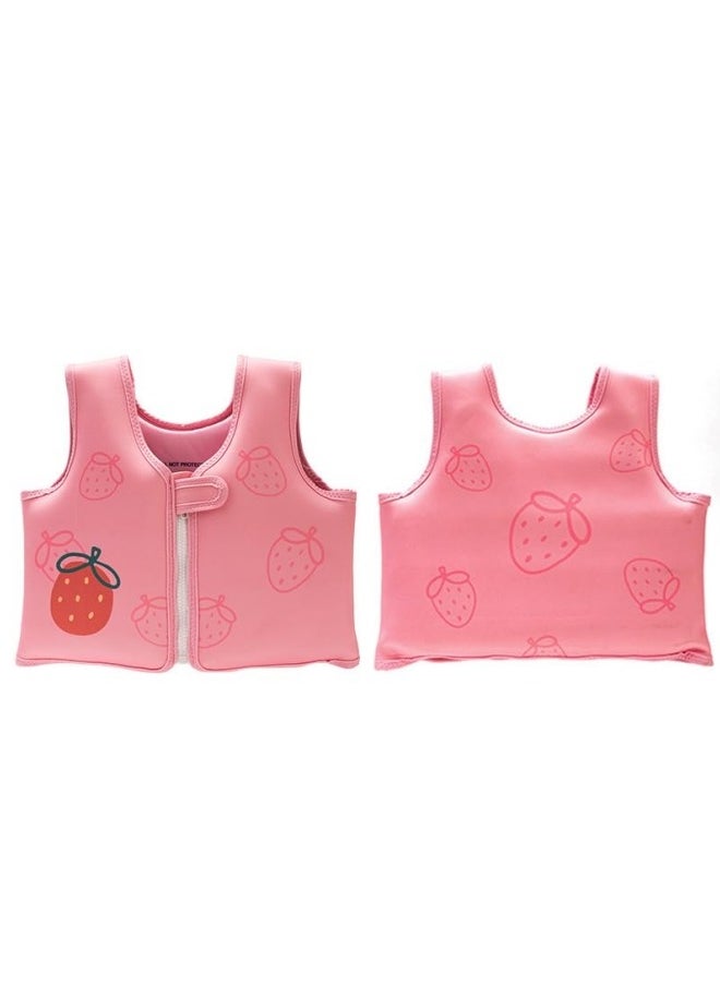 GGEROU Puddle Jumper Kids Swim Vest with Adjustable Strap for 20-55lbs Toddler Floaties with Shoulder Harness Arm Wings for 2-7 Years Old Life Jacket for Sea Beach Pool, Pink  - Image 1