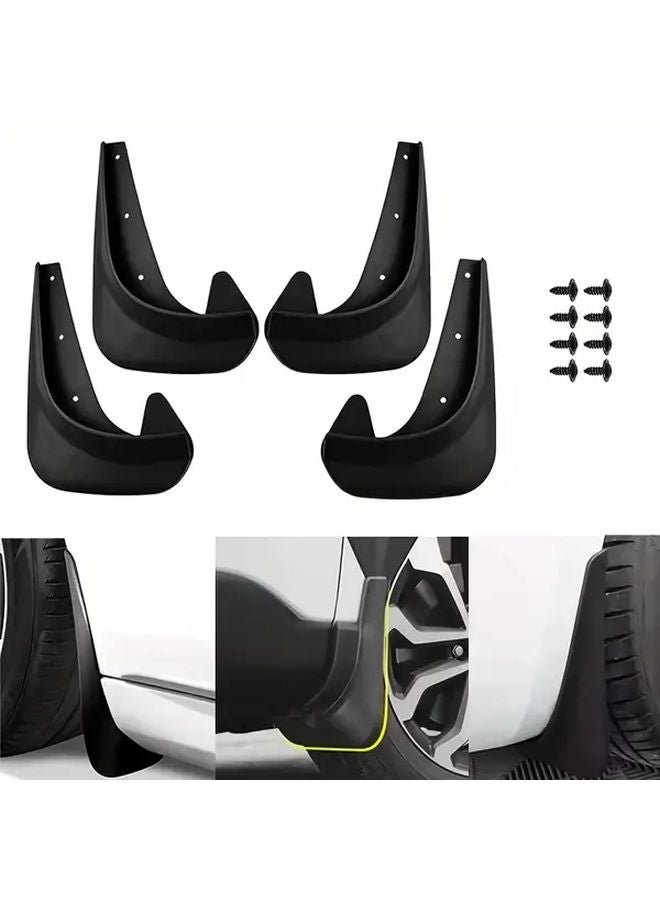 4 قطع سدادات الطين البلاستيكية لمركبات الطرق الوعرة، حماية متينة للعجلات الأمامية والخلفية - Image 2