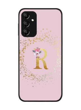 Rugged Black edge case for Samsung Galaxy M14 5G Slim fit Soft Case Flexible Rubber Edges Anti Drop TPU Cover -  Custom Monogram Initial Letter Floral Pattern Alphabet - R  (Pink ) - pzsku/ZDE2F4D3A3A3F2DD2FD76Z/45/_/1687791353/e21d0232-46d3-4c5f-bef6-8c53e347a7a5