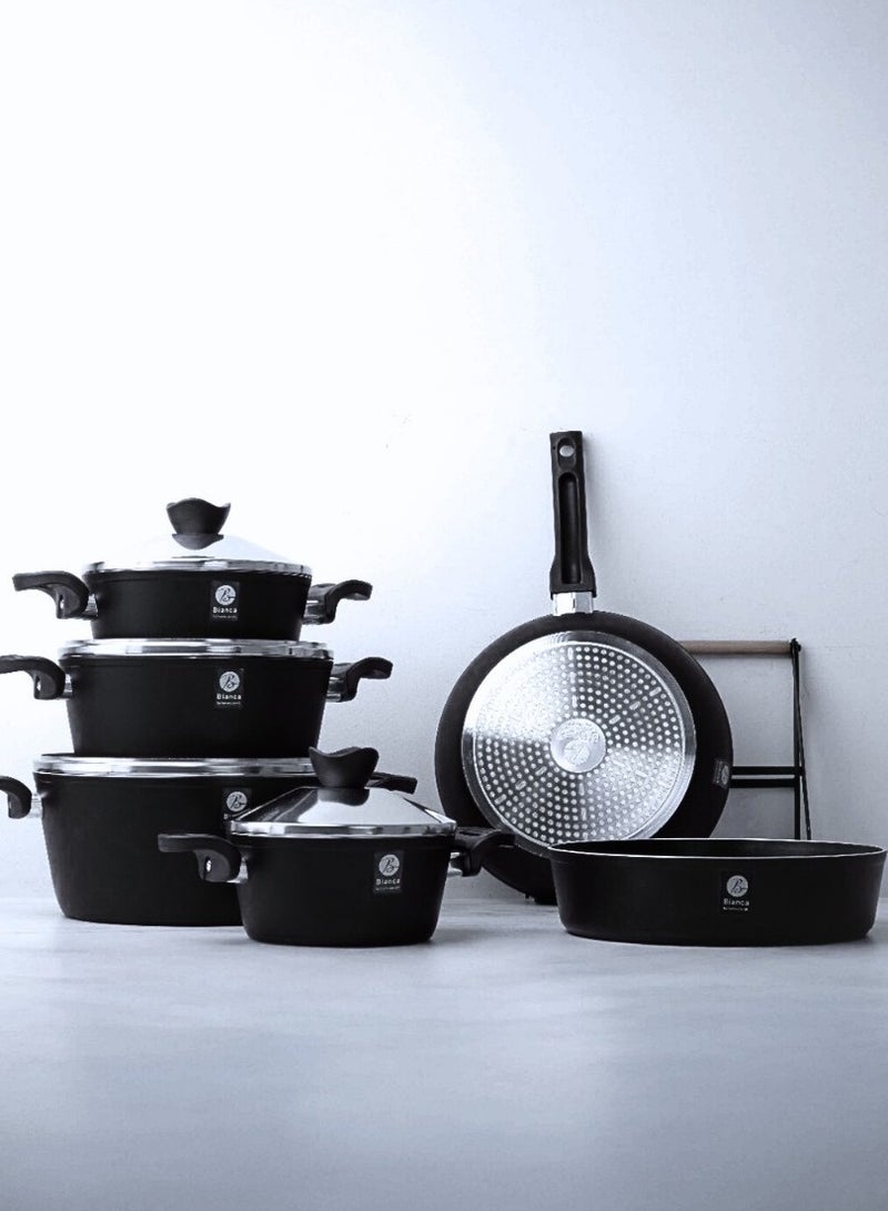 BIANCA GRANITE COOKWARE SET 10-PCS - Image 1