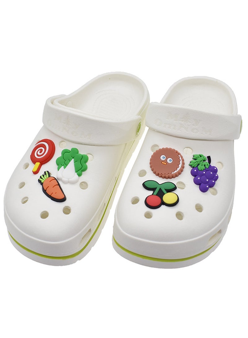 Excefore Crocs Charms, Food Shoe Decoration Charm, Multiple Styles, Food Charms Crocs for Men Women Kids Girl Boy, Buckle Party Favors Birthday Gifts, Children Reward Gifts, 48 Pcs (Not Repeating) - Image 5