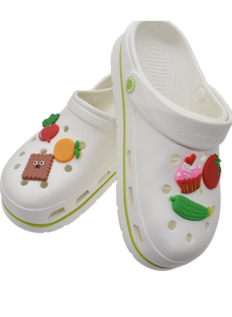 Excefore Crocs Charms, Food Shoe Decoration Charm, Multiple Styles, Food Charms Crocs for Men Women Kids Girl Boy, Buckle Party Favors Birthday Gifts, Children Reward Gifts, 48 Pcs (Not Repeating) - Image 4