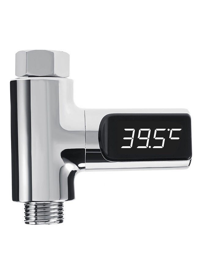 NIBEMINENT - LED Display Water Temperature Meter Silver One Size - Image 1