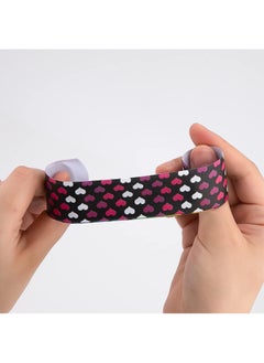 Sweet seven Colorful Hearts Animal Print Slap Bracelets - 25 Pcs | Boys and Girls Party Favors for Birthday. Fun Prizes!  - Image 3