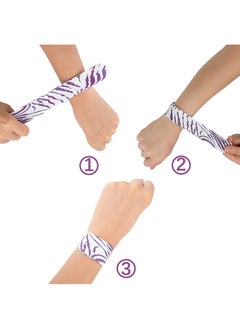 Sweet seven Colorful Hearts Animal Print Slap Bracelets - 25 Pcs | Boys and Girls Party Favors for Birthday. Fun Prizes!  - Image 5