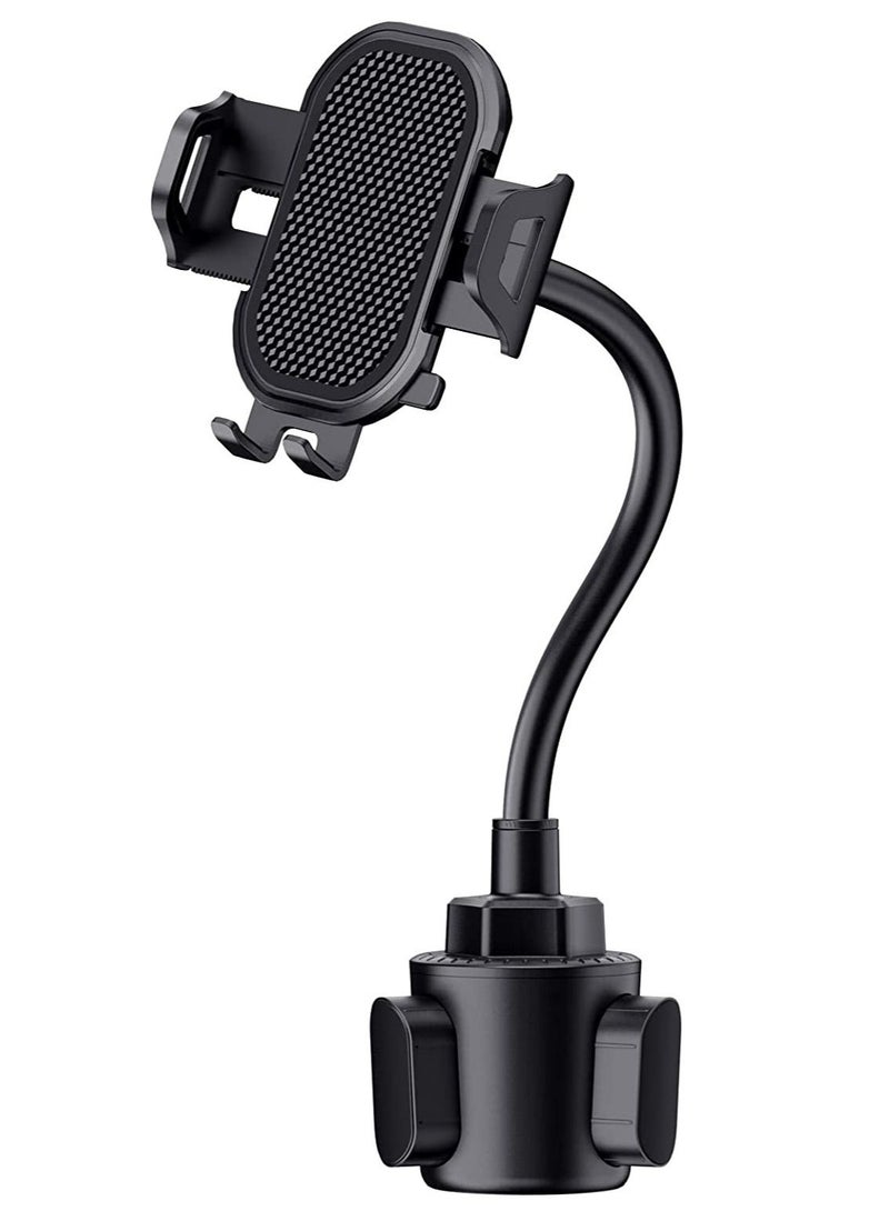 Cup Phone Holder for Car, Freely Adjustable Base, Mobile Phone Holder With Flexible Gooseneck, Universal Compatible With iPhone 11 Pro XS Max XR X 8, Samsung Galaxy S10 Plus S9 S8 S7 Note 10 - Image 1