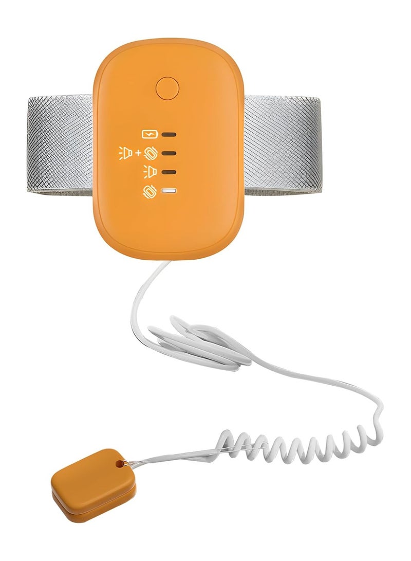 Bed Wetting Alarm for Boys Girls Kids, Nighttime Bedwetting Sensor Monitors USB Rechargeable 3 Working Modes Loud Sound and Strong Vibration Potty Training for Children - Image 1