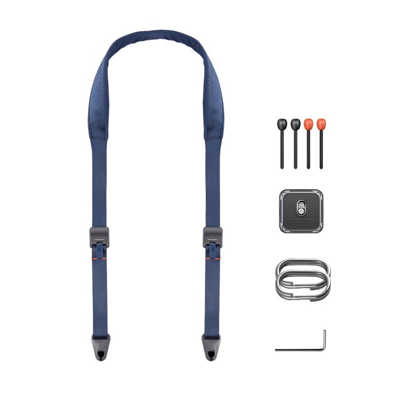 PGYTECH Camera Shoulder Strap with Quick Release Plate Wide Camera Neck Straps Long for Photographers Adjustable for DSLR SLR Dark Blue - Image 2