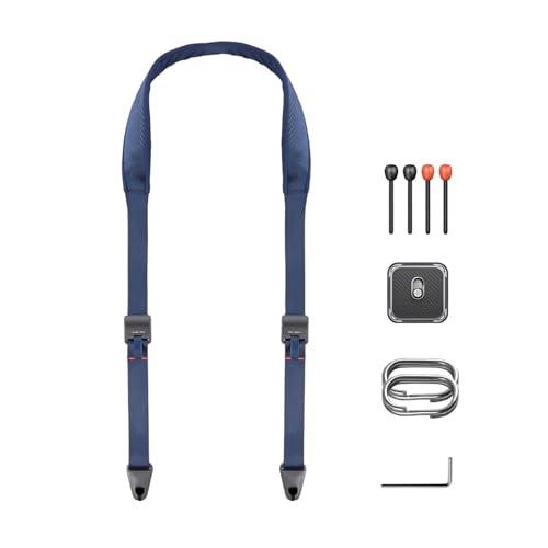 PGYTECH Camera Shoulder Strap with Quick Release Plate Wide Camera Neck Straps Long for Photographers Adjustable for DSLR SLR Dark Blue - Image 1