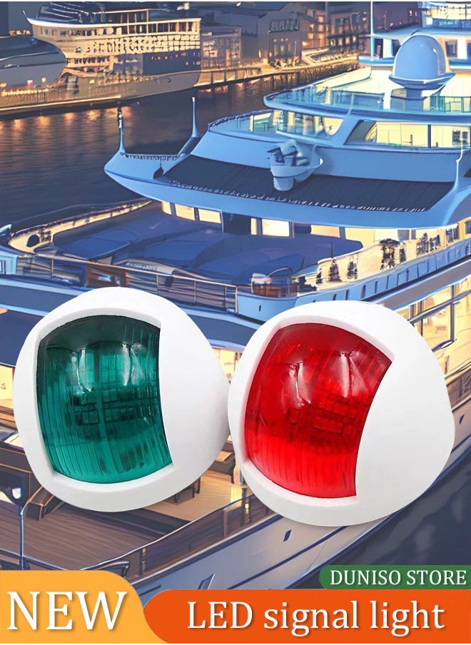 Generic - Pair Of LED Marine Navigation Lights，Yacht Navigation Lights, Signal Lights,Boat Navigation Light - Image 1
