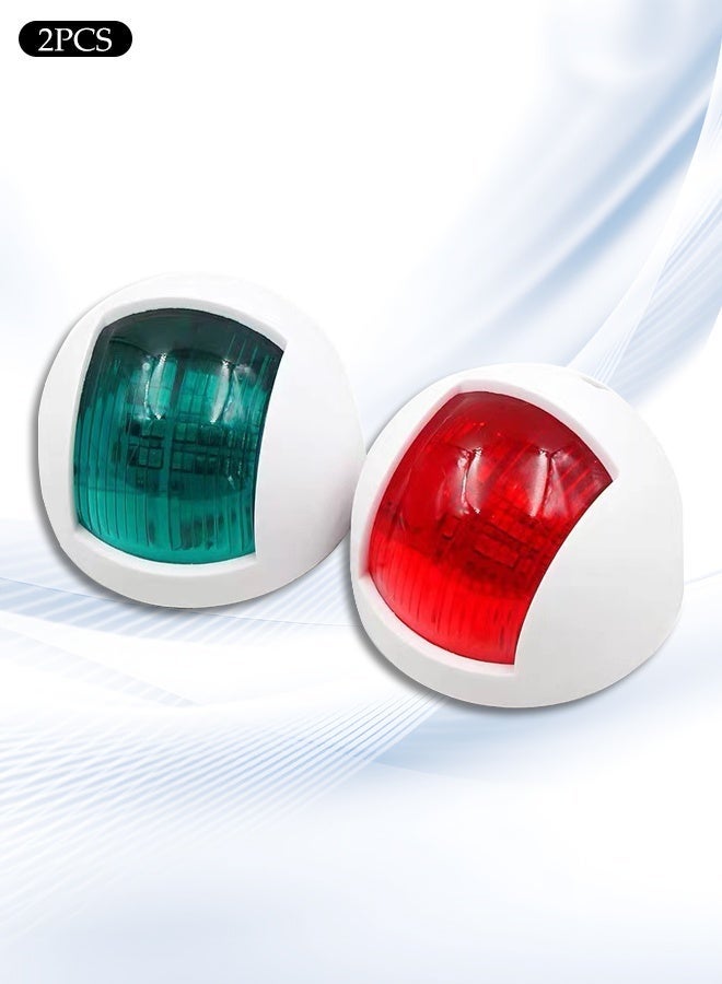 Anchor Light,Pair of LED Marine Navigation Lights，Yacht Navigation Lights, Signal Lights,Boat Navigation Light,Suitable for Most Vessels (White) - Image 1